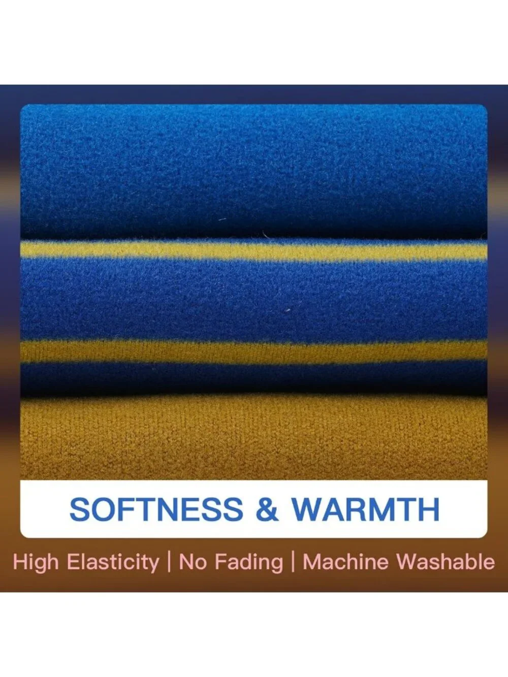Cozy 3-Pack Dachshund Sweaters, Soft Fleece, Blue, Size Large, Pet Apparel